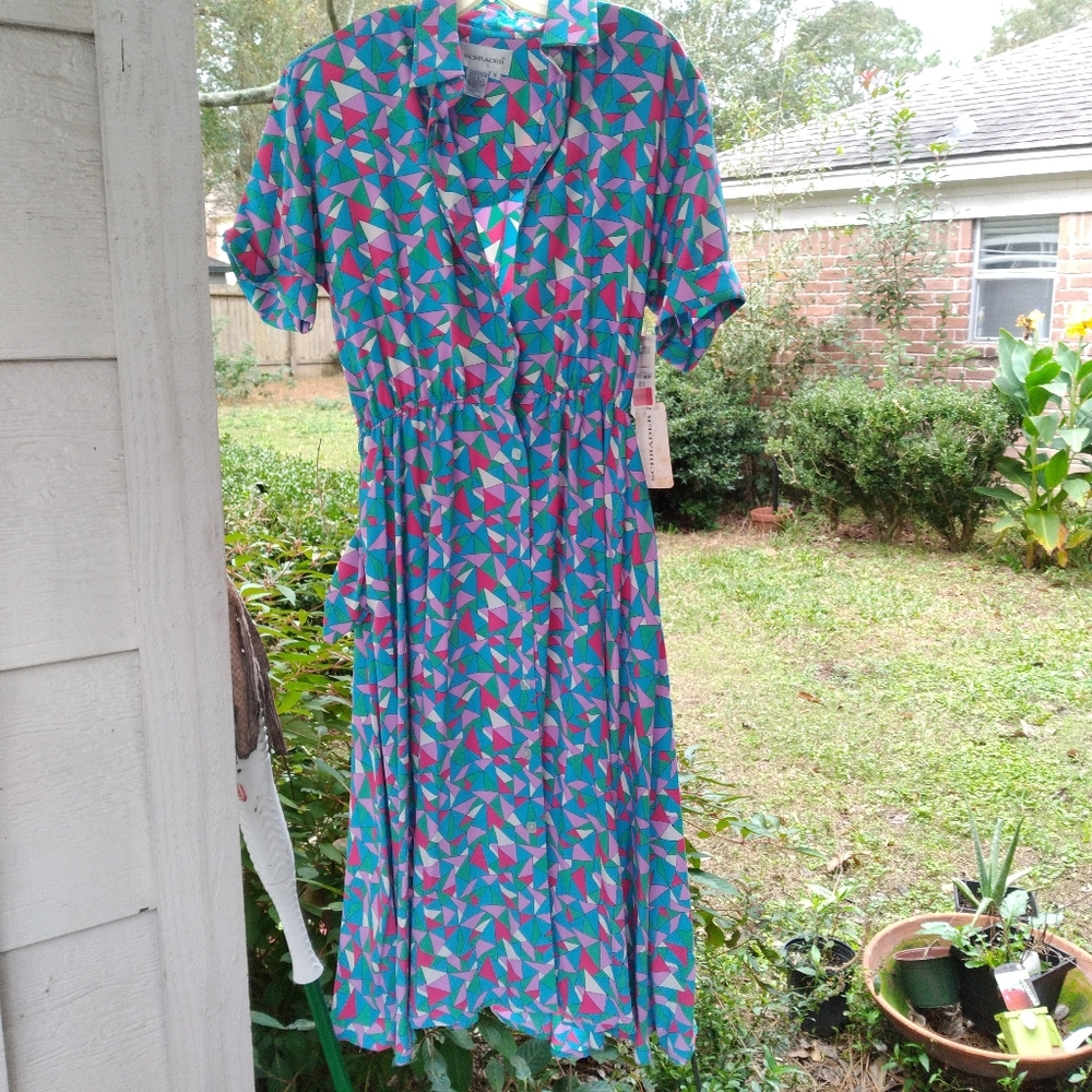 Turquoise dress size 6 new with tags